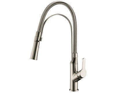 Single-Lever Pull-Out Kitchen Faucet, Brushe