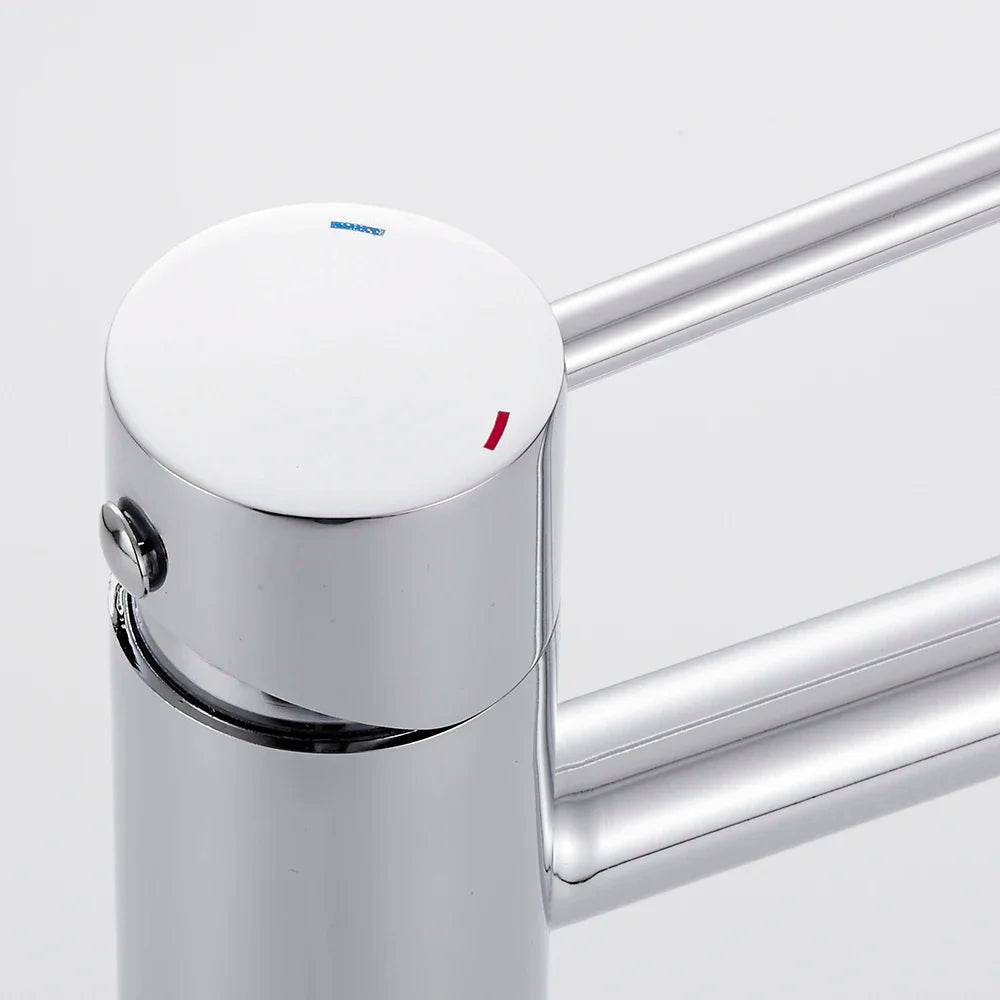 Niore Curve – Matte Black Single Hole Bathroom Faucet