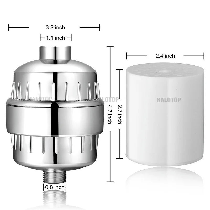 15 Stage In-Line Shower Water Filter(4mo)