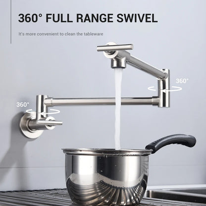 Modern Wall Mount Pot Filler for Kitchen