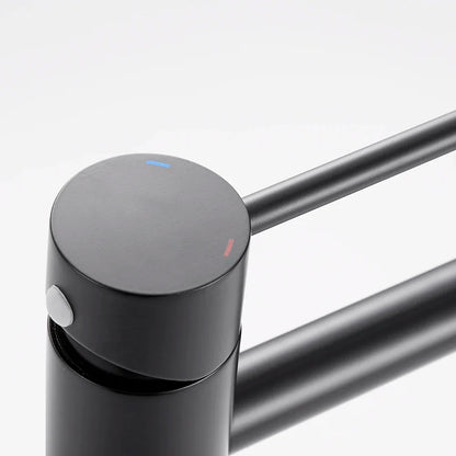 Niore Curve – Matte Black Single Hole Bathroom Faucet