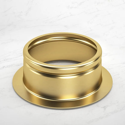 Gold Garbage Disposal Flange And Stopper, Universal Flange Fit