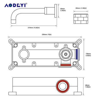 Wall Mount Sink Faucet