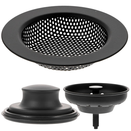 3 Pcs Sink Strainer Kitchen Filter Drain Cover Stopper Disposal Flange