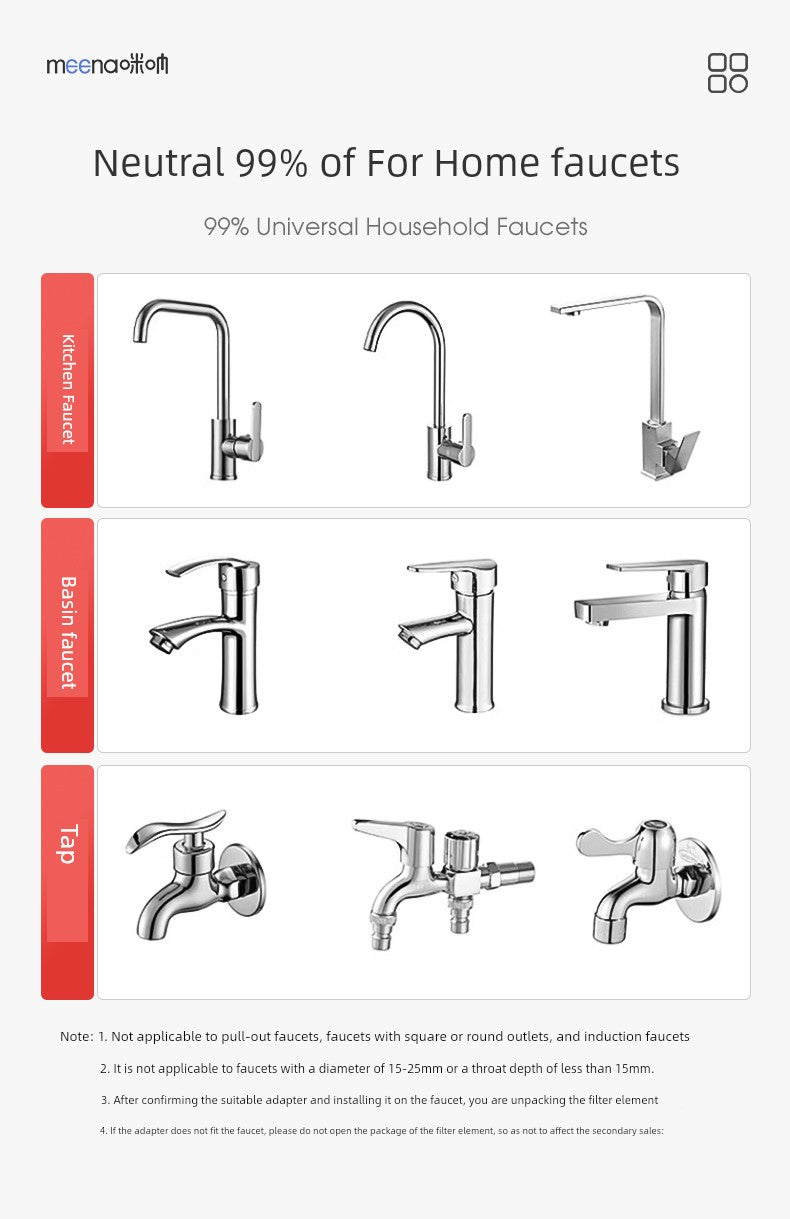Meena FlowGuard™ 2.0 Smart LED Faucet Water Purifier