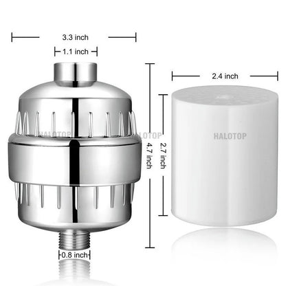 15 Stage In-Line Shower Water Filter(4mo)