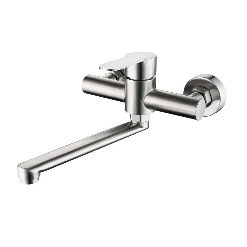 SMPL | Wall Mount 304 Stainless Steel Kitchen Sink Faucet