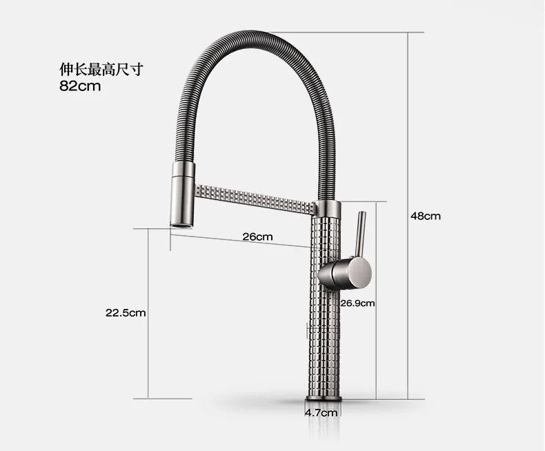 Westport Crest Signature Pull-Down Kitchen Faucet