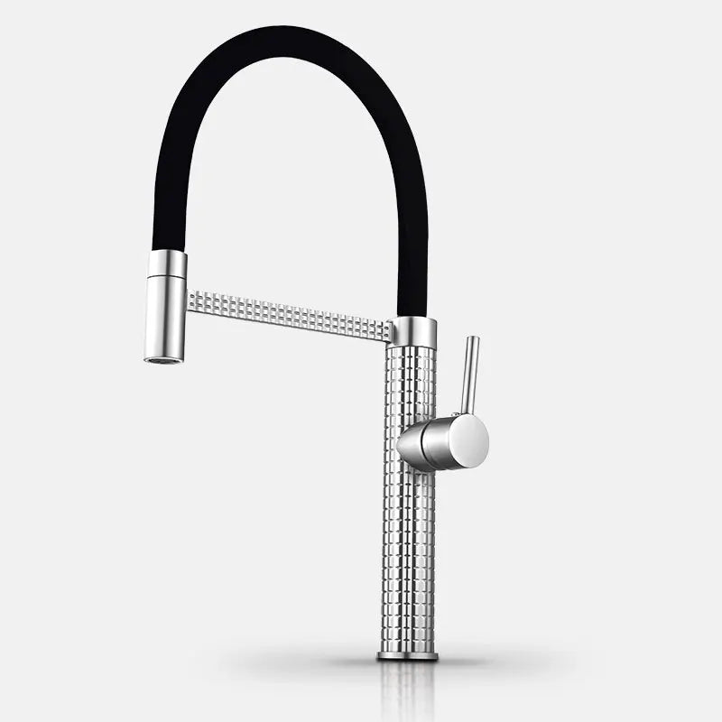 Westport Crest Solid Spring Pull-Down Kitchen Faucet