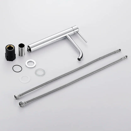 Niore Curve – Matte Black Single Hole Bathroom Faucet