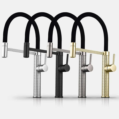 Westport Crest Solid Spring Pull-Down Kitchen Faucet