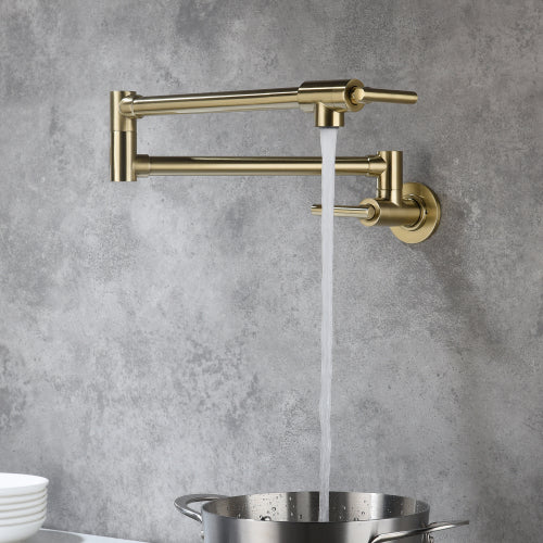 Luxe Golden | Wall Mount Pot Filler